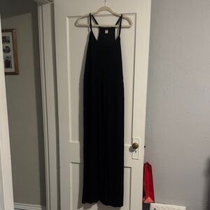 Old Navy Black Maxi Dress with sexy neck line